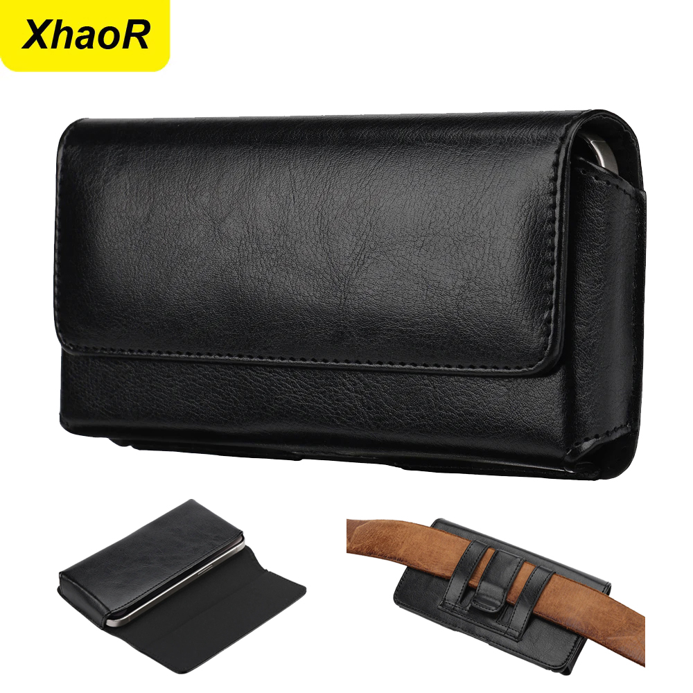 Men Accessories Pack - 유니버설 가죽 벨트 클립 가방 케이스