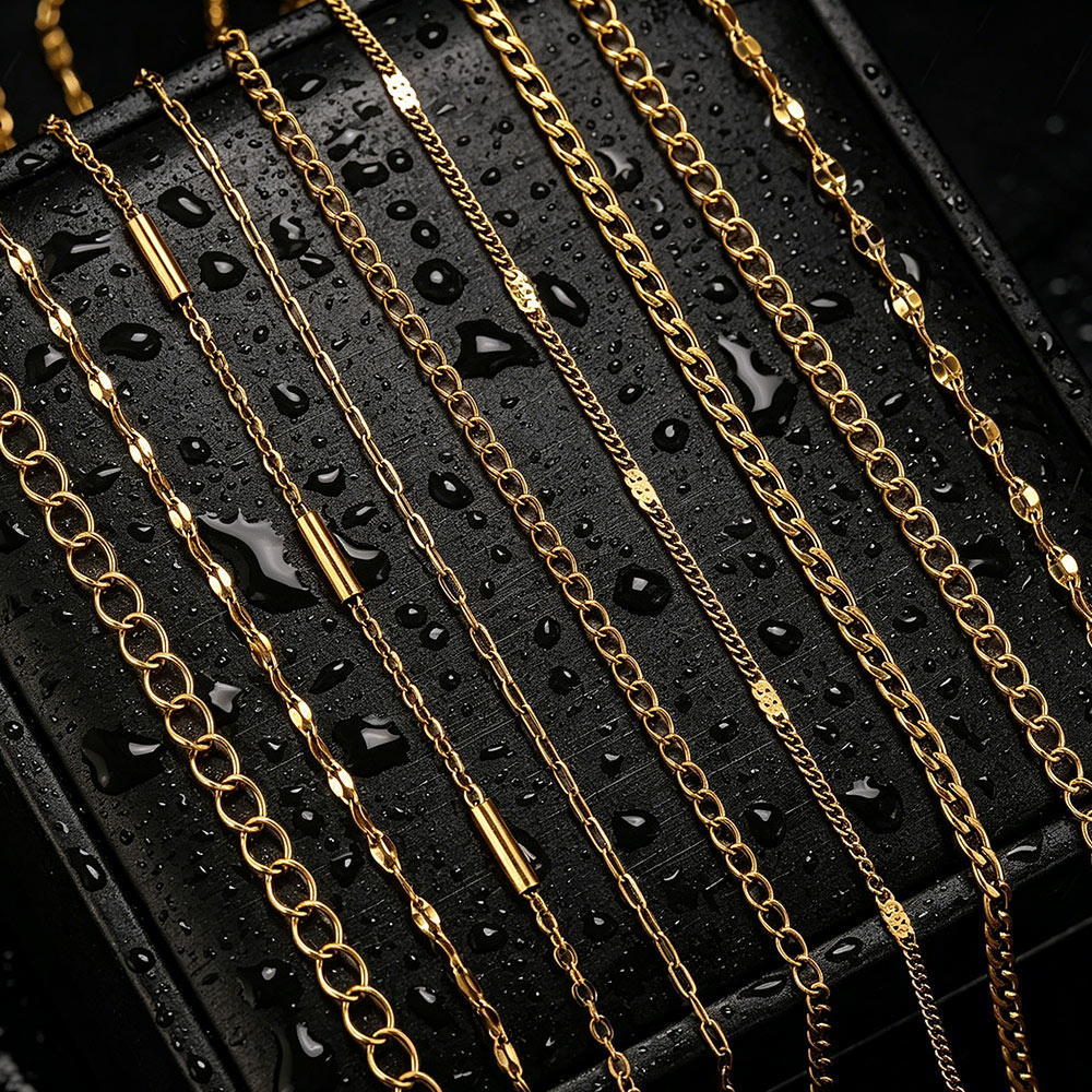 Men Accessories Jewellery - 2미터 스테인리스 스틸 립스 NK 롱