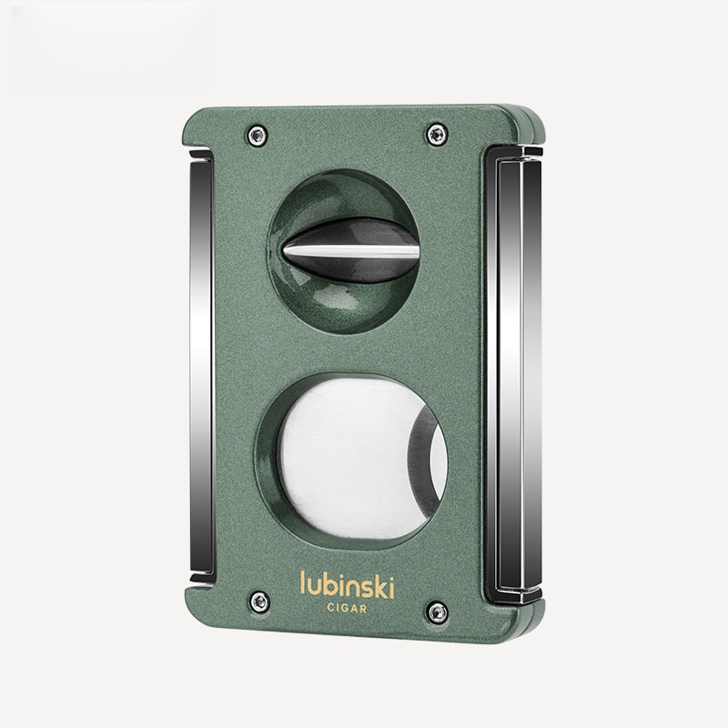 Cigar Cutter Set - LUBINSKI 금속 시가 V 커터, 럭셔리