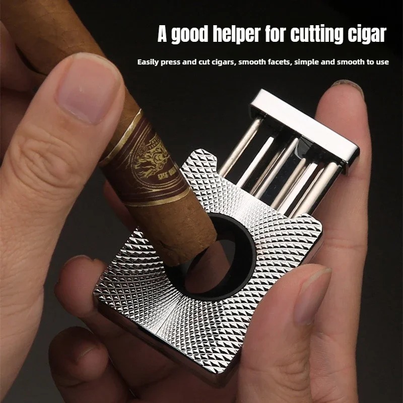 프리미엄 스테인리스 스틸 시가 가위 - V-스프링 휴대 - Cigar Cutter Set 리뷰 및 가격
