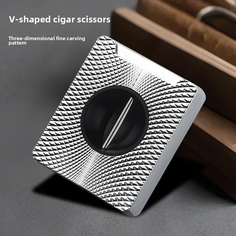 프리미엄 스테인리스 스틸 시가 가위 - V-스프링 휴대 - Cigar Cutter Set 리뷰 및 가격