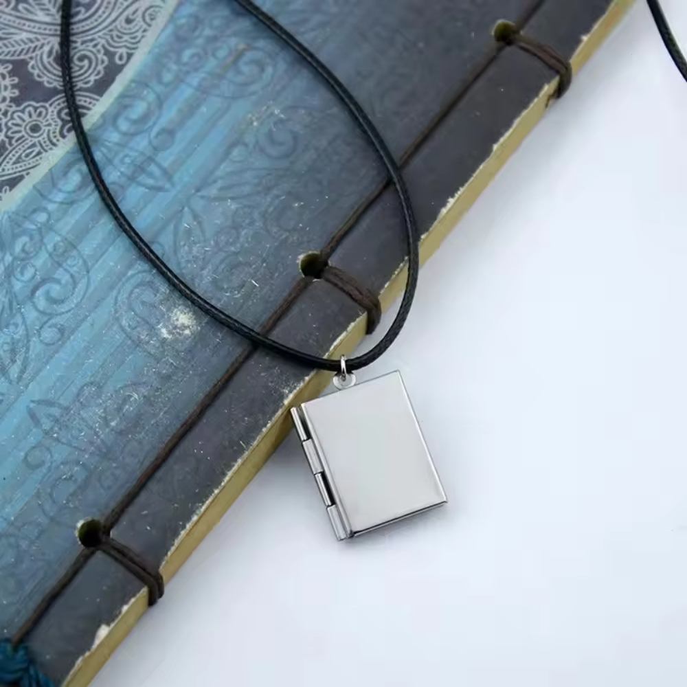  사각형 사진 프레임 펜던트 목걸이 남성 여성을위한  - Men Accessories Photos 리뷰 및 가격