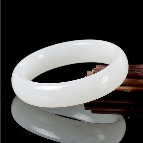 천연 화이트 옥 팔찌, 매력적인 주얼리 패션 액세서리, - Men Accessories For Hand 리뷰 및 가격
