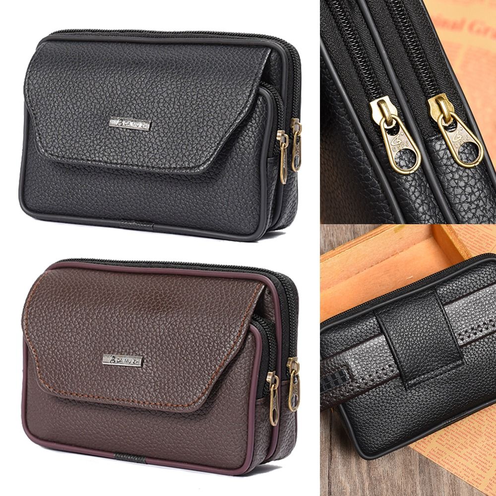 캐주얼 PU 가죽 남성 허리 가방 스포츠 방수 범벨트  - Men Accessories Pack 리뷰 및 가격