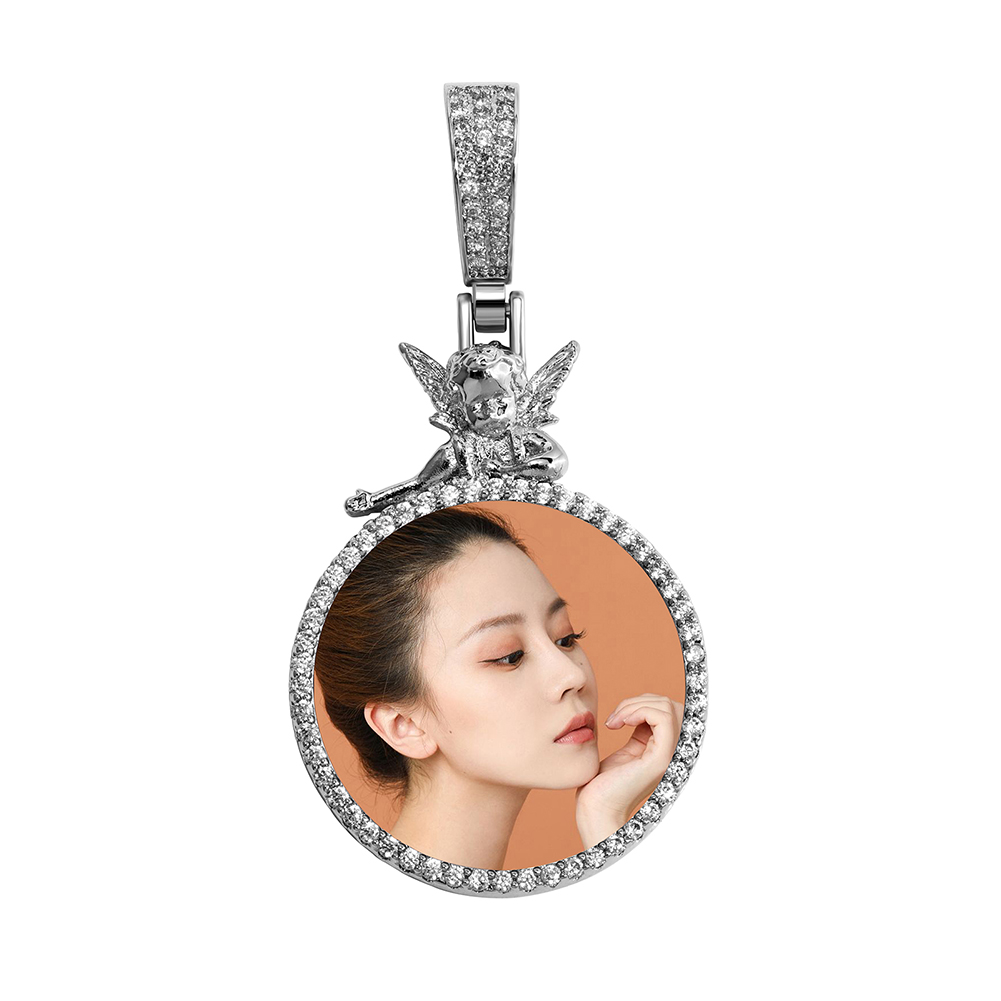 TOPGRILLZ 새로운 맞춤형 사진 펜던트는 남성 여 - Men Accessories Photos 리뷰 및 가격