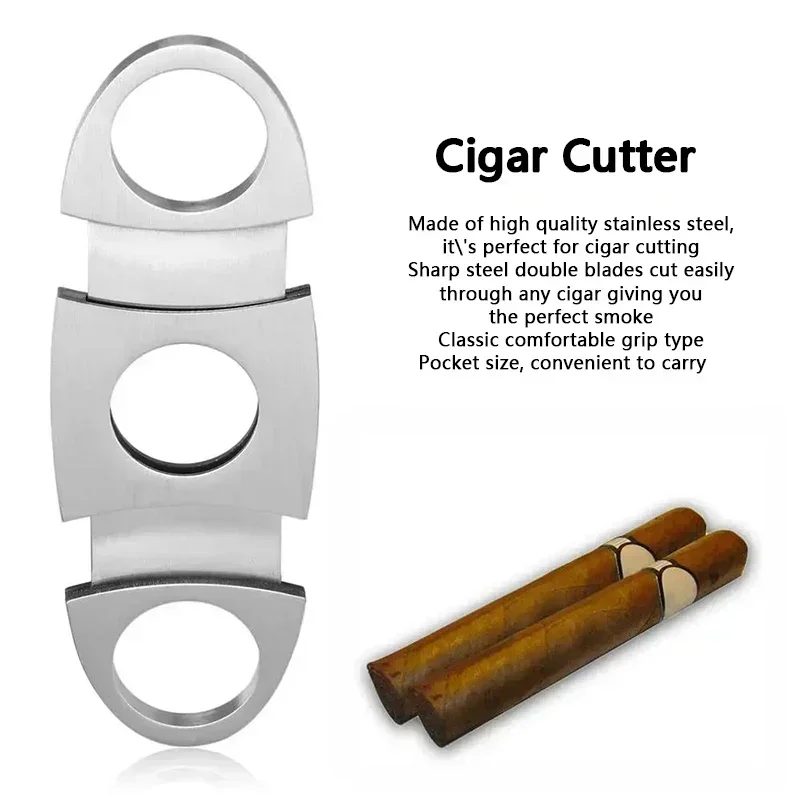 스테인레스 스틸 시가 커터 연기 액세서리 남자를위한 선 - Cigar Cutter Set 리뷰 및 가격