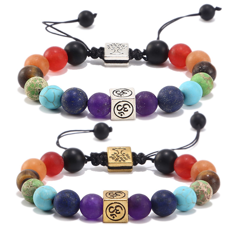 7 차크라 팔찌 여성을위한 Bangles 남성 빈티지  - Men Accessories India 리뷰 및 가격