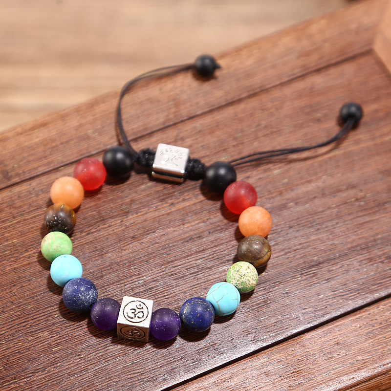 7 차크라 팔찌 여성을위한 Bangles 남성 빈티지  - Men Accessories India 리뷰 및 가격