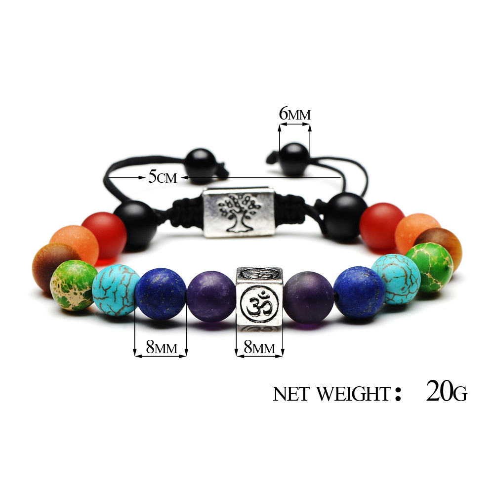 7 차크라 팔찌 여성을위한 Bangles 남성 빈티지  - Men Accessories India 리뷰 및 가격