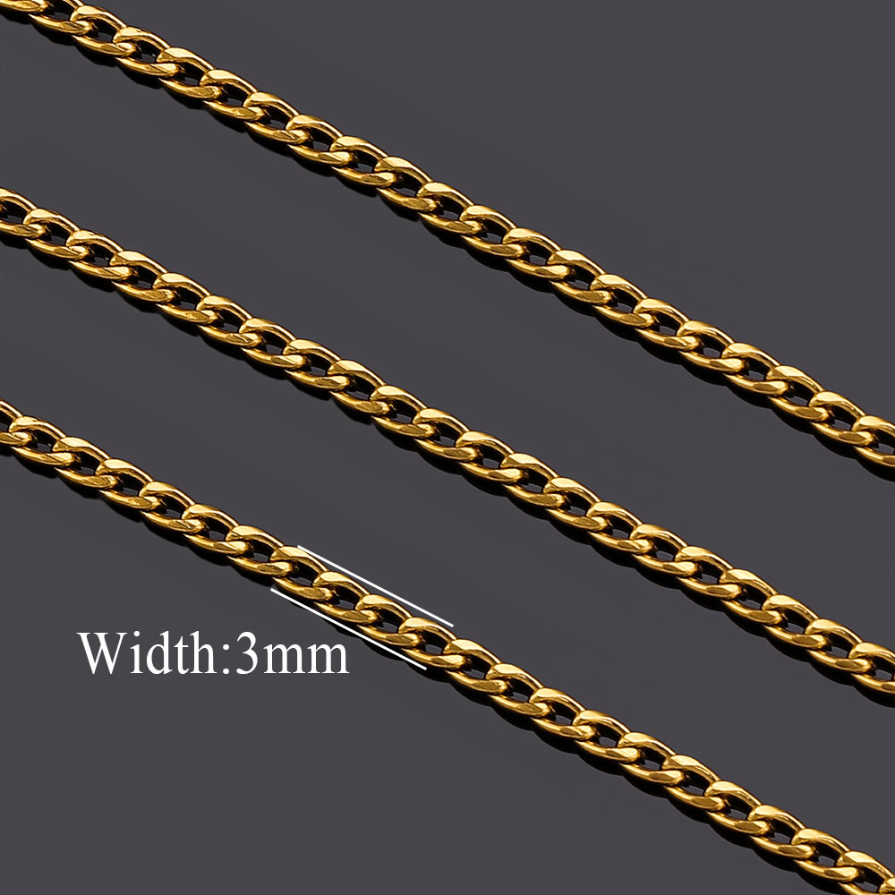 2미터 스테인리스 스틸 립스 NK 롱 크로스 체인, 쥬 - Men Accessories Jewellery 리뷰 및 가격