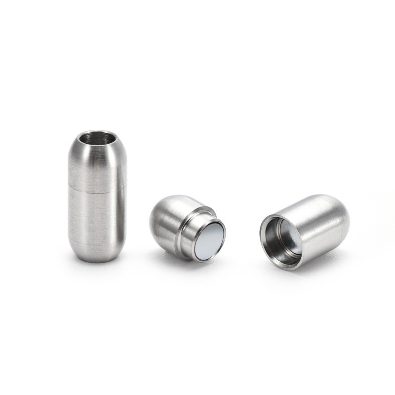 2개 스테인리스 스틸 자석 잠금 가죽 끈 끝 마개, 남 - Men Accessories Jewellery 리뷰 및 가격