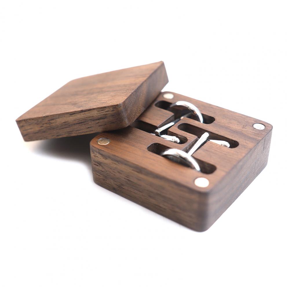 월넛 커프스링크 박스 원목 자석 잠금 보관함 남성용 작 - Men Accessories Organiser 리뷰 및 가격