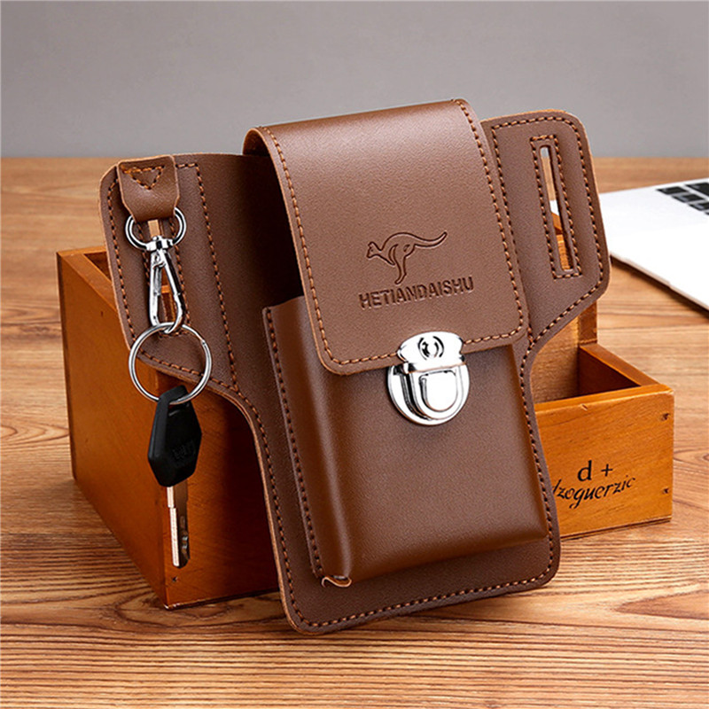 남성용 폰 벨트 가방, 휴대폰 루프 홀스터, 폰 파우치 - Men Accessories Pack 리뷰 및 가격