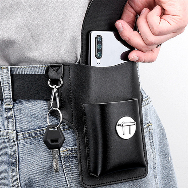 남성용 폰 벨트 가방, 휴대폰 루프 홀스터, 폰 파우치 - Men Accessories Pack 리뷰 및 가격
