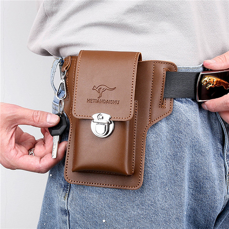 남성용 폰 벨트 가방, 휴대폰 루프 홀스터, 폰 파우치 - Men Accessories Pack 리뷰 및 가격