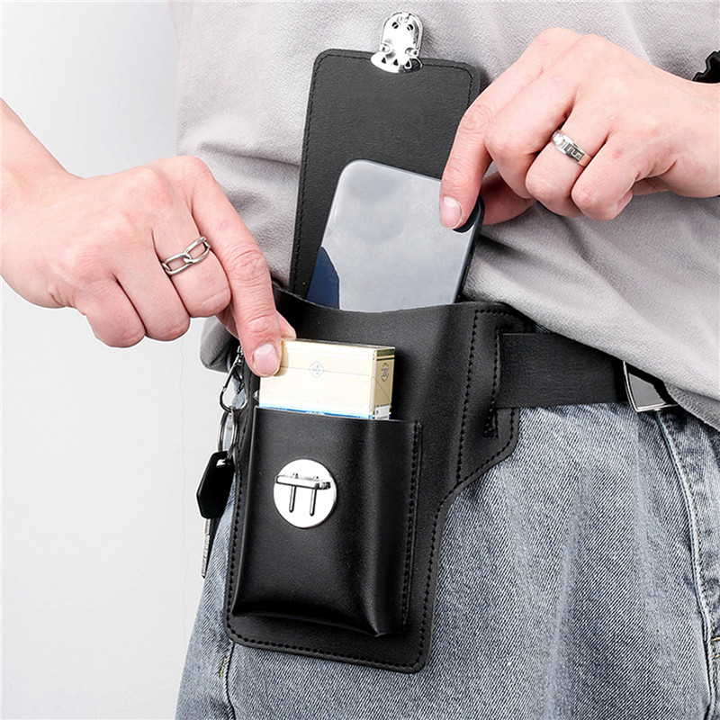 남성용 폰 벨트 가방, 휴대폰 루프 홀스터, 폰 파우치 - Men Accessories Pack 리뷰 및 가격