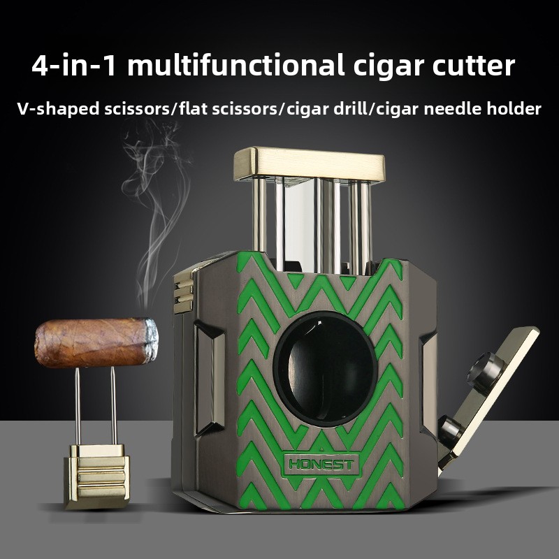 HONEST 4 in 1 시가 도구 세트 - 프리미엄  - Cigar Cutter Set 리뷰 및 가격
