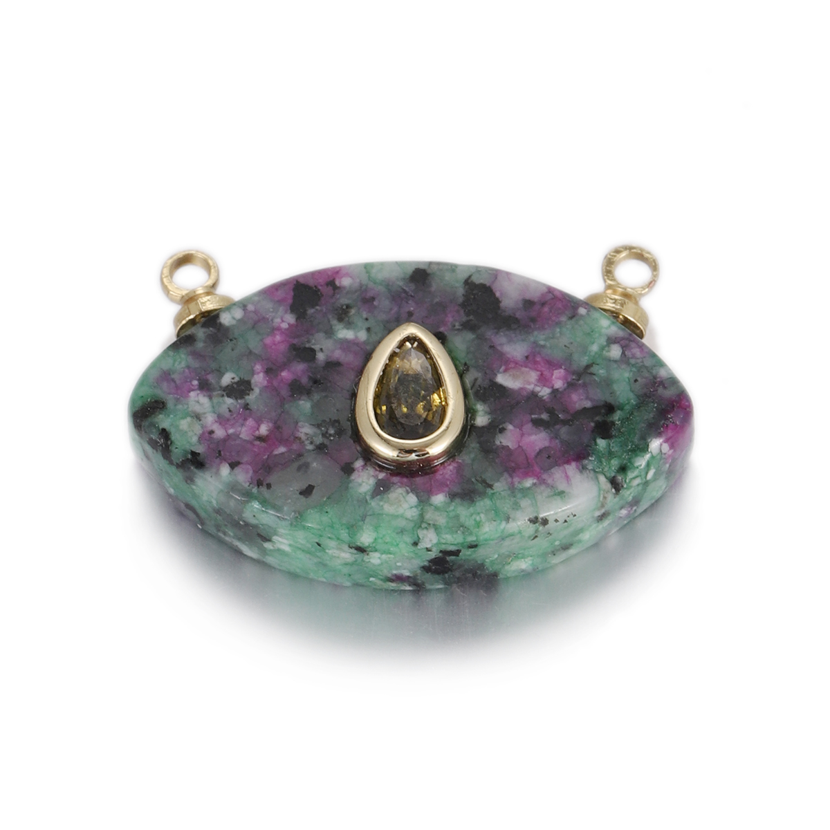 천연 석재 크리스탈 Reiki 악마의 눈 모양의 매력  - Men Accessories Evil Eye 리뷰 및 가격