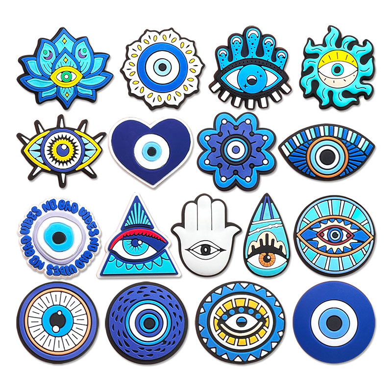 신상품 악마의 눈 신발 장식 핀 크록스 액세서리 데코레 - Men Accessories Evil Eye 리뷰 및 가격