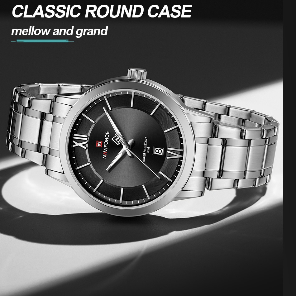 남성용 NAVIFORCE 시계 패션 비즈니스 캘린더 디 - Men Accessories For Wrist 리뷰 및 가격